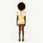 White Koala Jumpsuit MODEL BACK