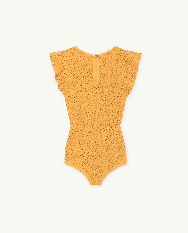 Yellow Koala Jumpsuit PRODUCT BACK