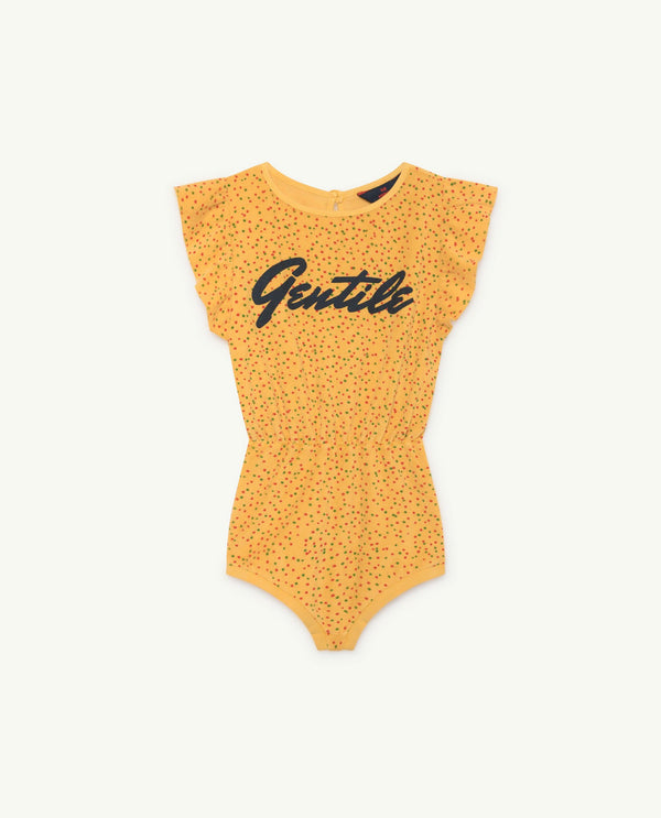 Yellow Koala Jumpsuit PRODUCT FRONT