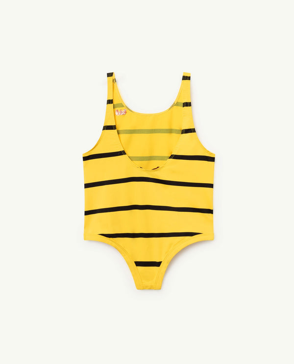 Yellow Fish Swimsuit PRODUCT BACK