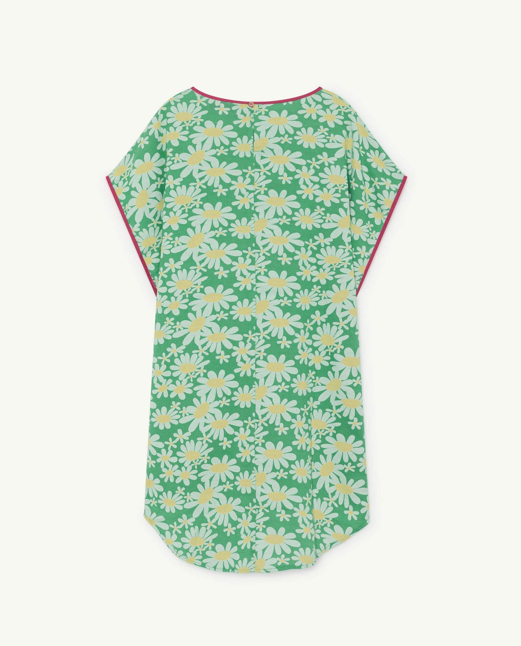 Green Hummingbird Dress PRODUCT BACK