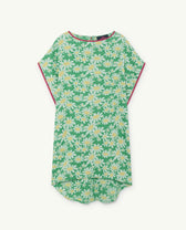 Green Hummingbird Dress PRODUCT FRONT