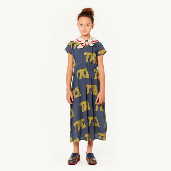 Blue Marten Dress MODEL FRONT