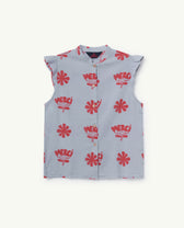 Blue Kangaroo Shirt PRODUCT FRONT