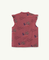 Maroon Kangaroo Shirt PRODUCT BACK
