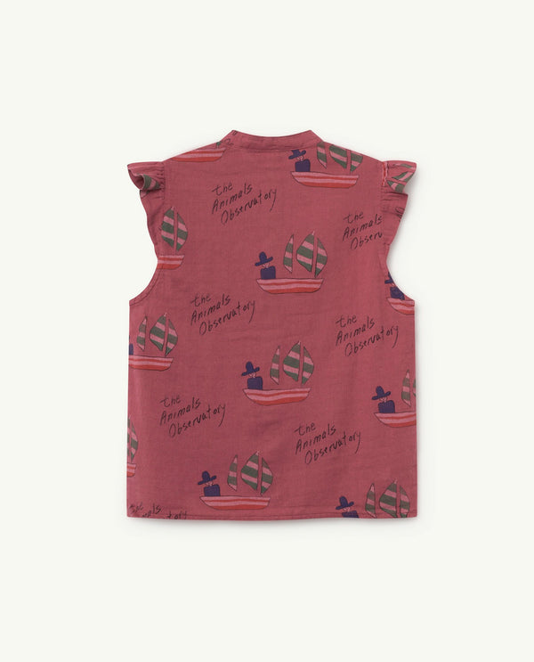 Maroon Kangaroo Shirt PRODUCT BACK