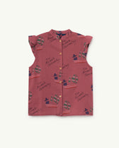 Maroon Kangaroo Shirt PRODUCT FRONT