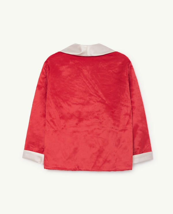 Red Cheetah Coat PRODUCT BACK