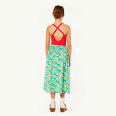 Red Trout Swimsuit MODEL BACK