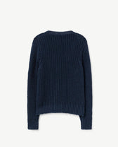 Blue Raccoon Cardigan PRODUCT BACK