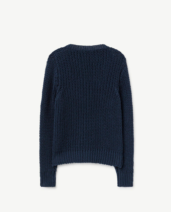 Blue Raccoon Cardigan PRODUCT BACK