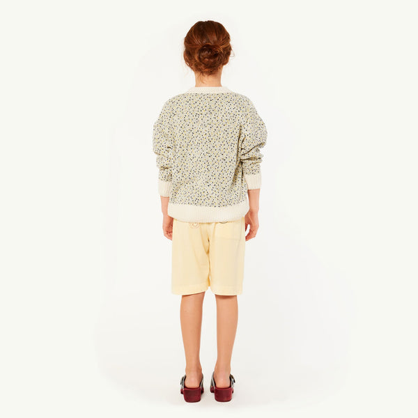 Yellow Gentile Bull Sweater MODEL BACK