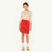 Yellow Snail Socks MODEL FRONT