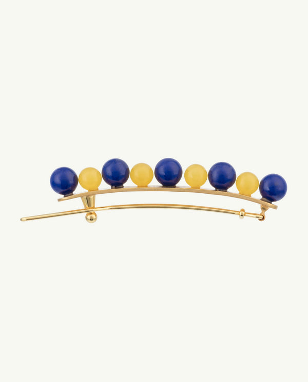 Yellow Hair Clip PRODUCT BACK