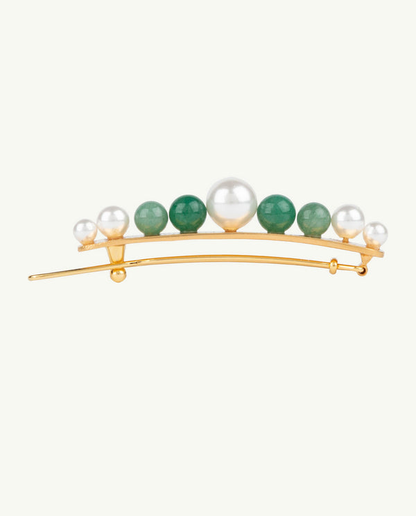 Green Hair Clip PRODUCT BACK