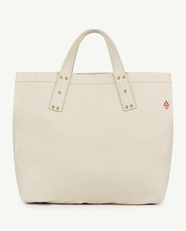 White Manifesto Tote Bag PRODUCT BACK