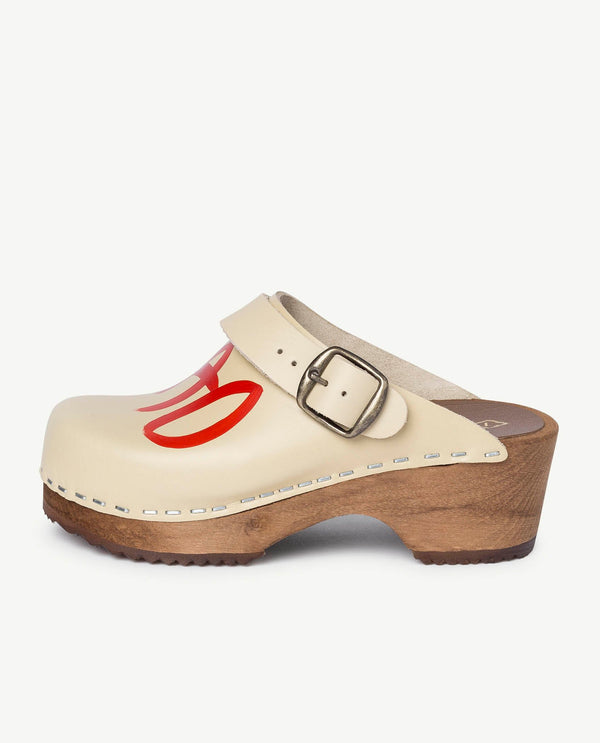 White Clogs Shoes PRODUCT BACK