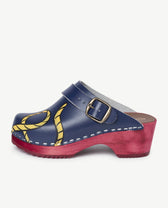 Blue Clogs Shoes PRODUCT BACK
