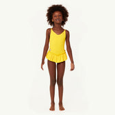 Yellow Clownfish Swimsuit MODEL FRONT