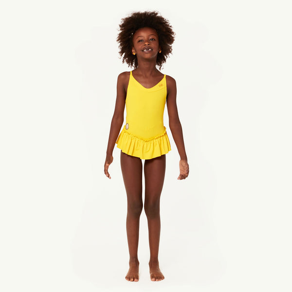 Yellow Clownfish Swimsuit MODEL FRONT