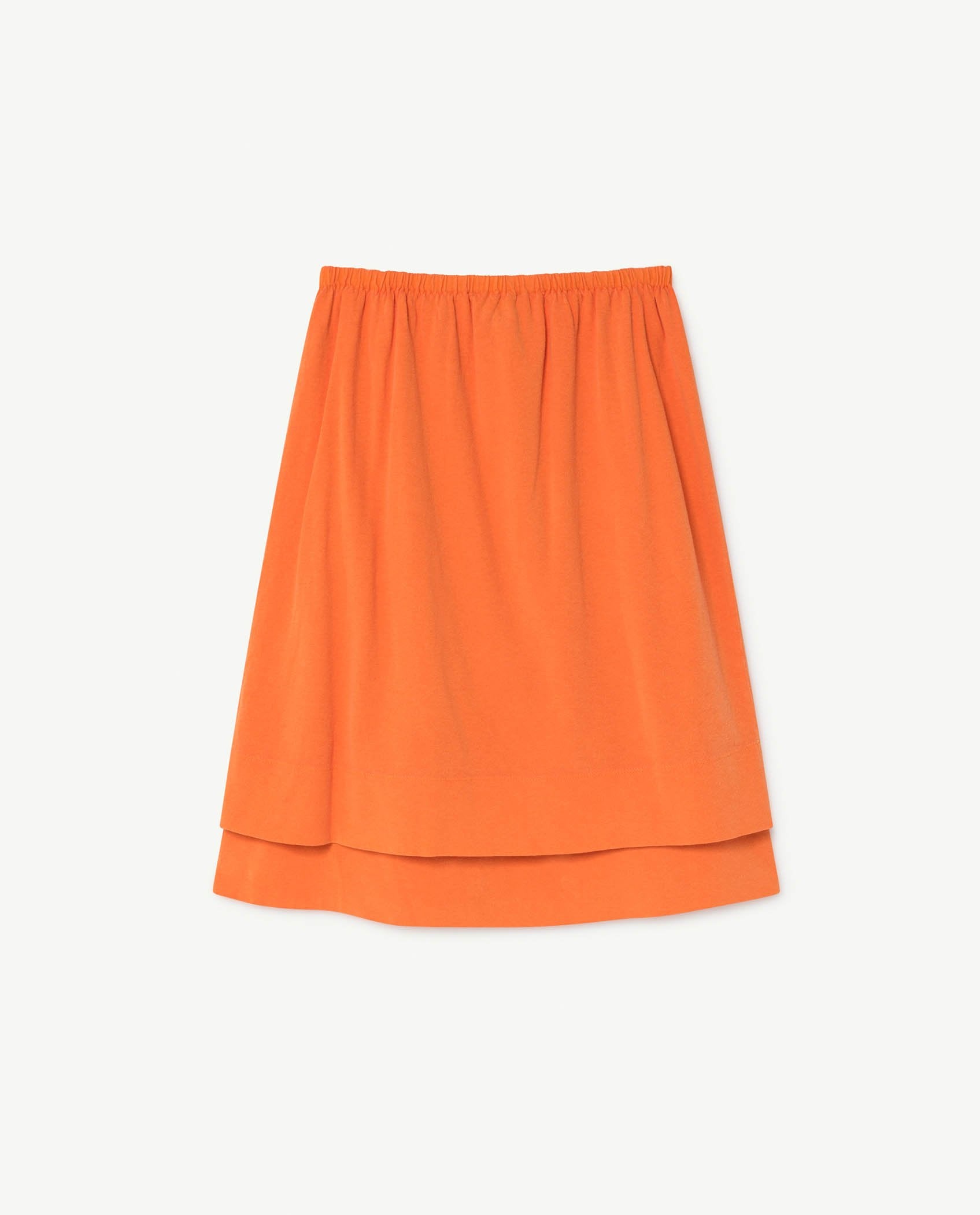 Orange Kitten Skirt PRODUCT BACK