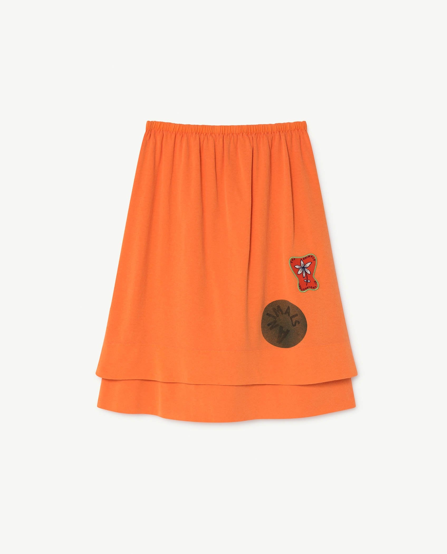 Orange Kitten Skirt PRODUCT FRONT