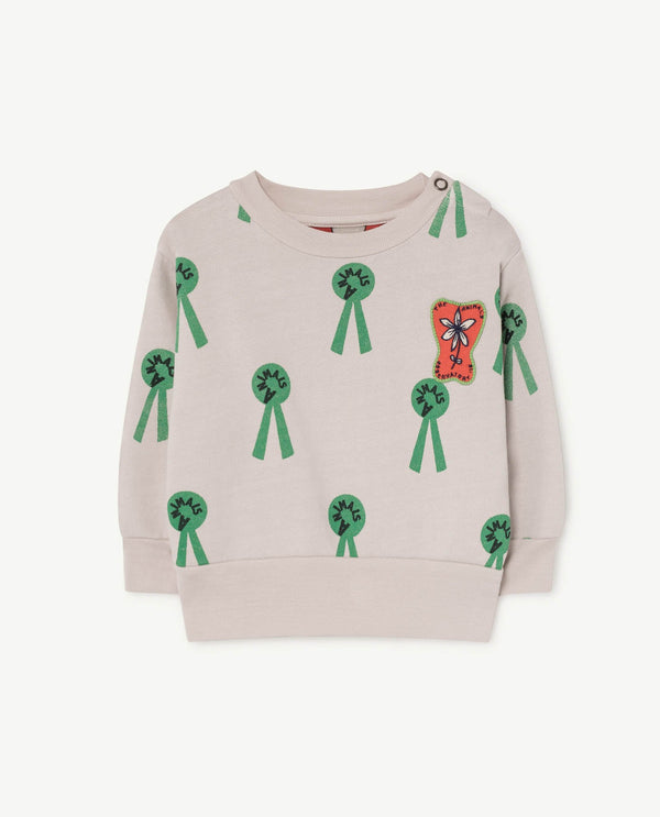 Mauve Bear Sweatshirt PRODUCT FRONT
