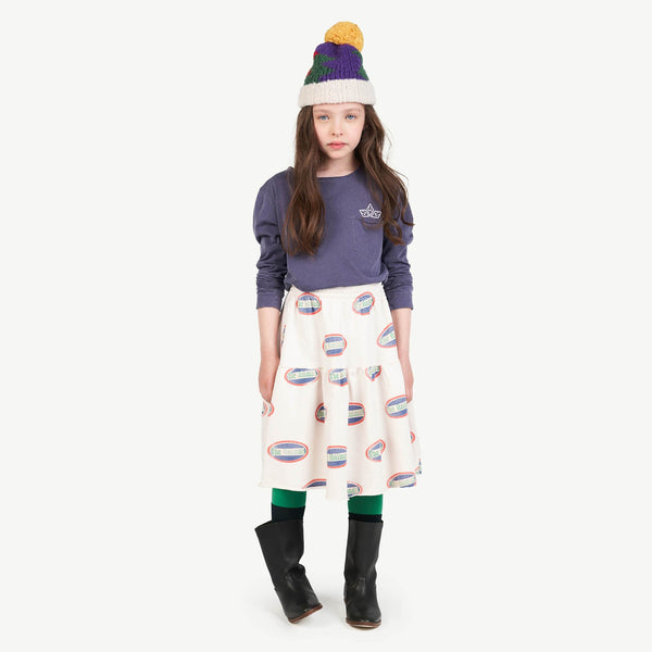 White Cat Skirt MODEL FRONT