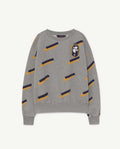 Grey 80's Bear Sweatshirt