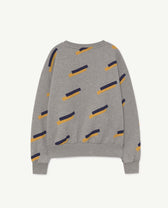 Grey 80's Bear Sweatshirt PRODUCT BACK