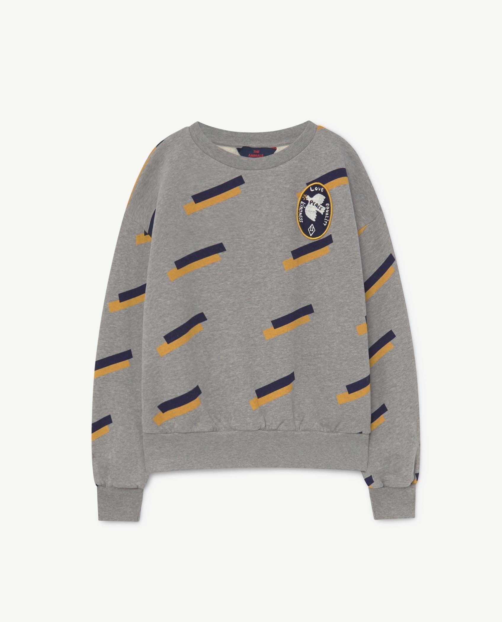Grey 80's Bear Sweatshirt PRODUCT FRONT