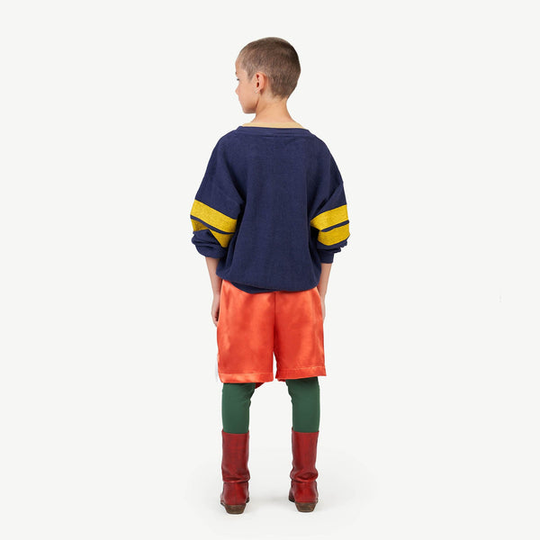 Dark Blue Bear Sweatshirt MODEL BACK