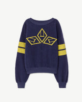 Dark Blue Bear Sweatshirt PRODUCT FRONT