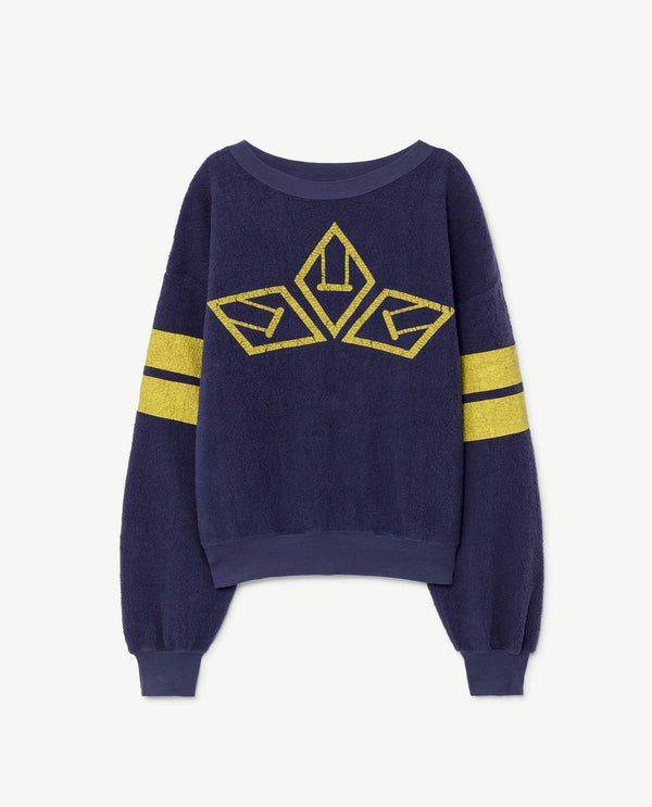 Dark Blue Bear Sweatshirt PRODUCT FRONT