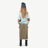Light Blue Bear Sweatshirt MODEL BACK