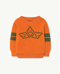 Orange Bear Sweatshirt
