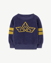 Dark Blue Bear Sweatshirt PRODUCT FRONT