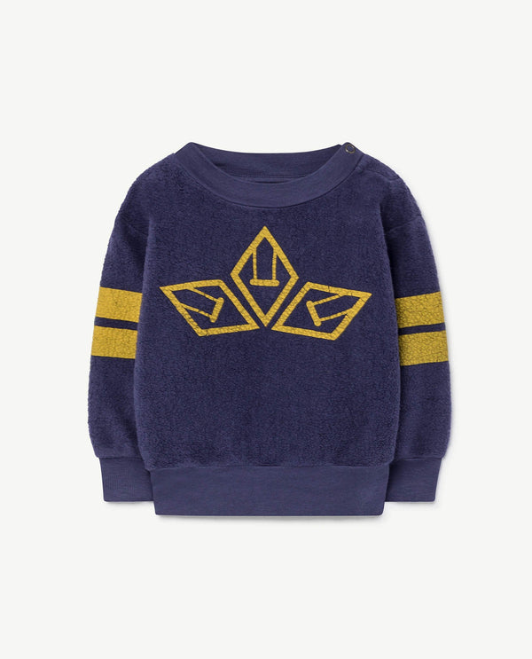 Dark Blue Bear Sweatshirt PRODUCT FRONT