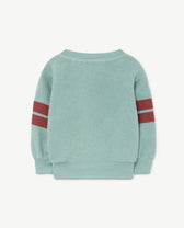 Light Blue Bear Sweatshirt PRODUCT BACK