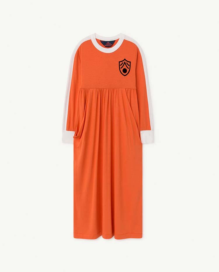 Orange Cockatoo Dress COVER