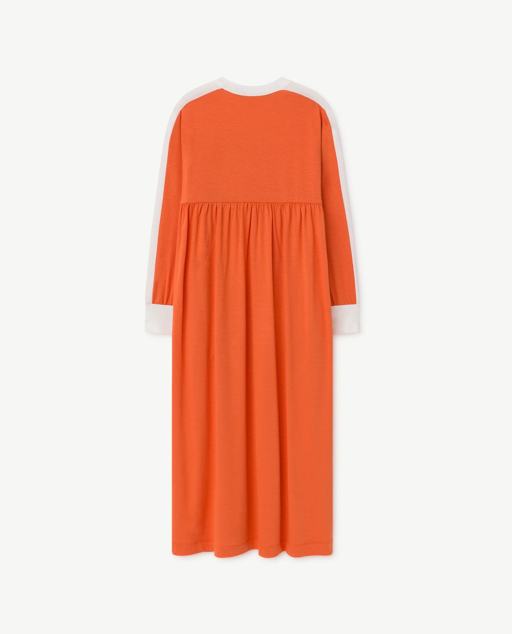 Orange Cockatoo Dress PRODUCT BACK
