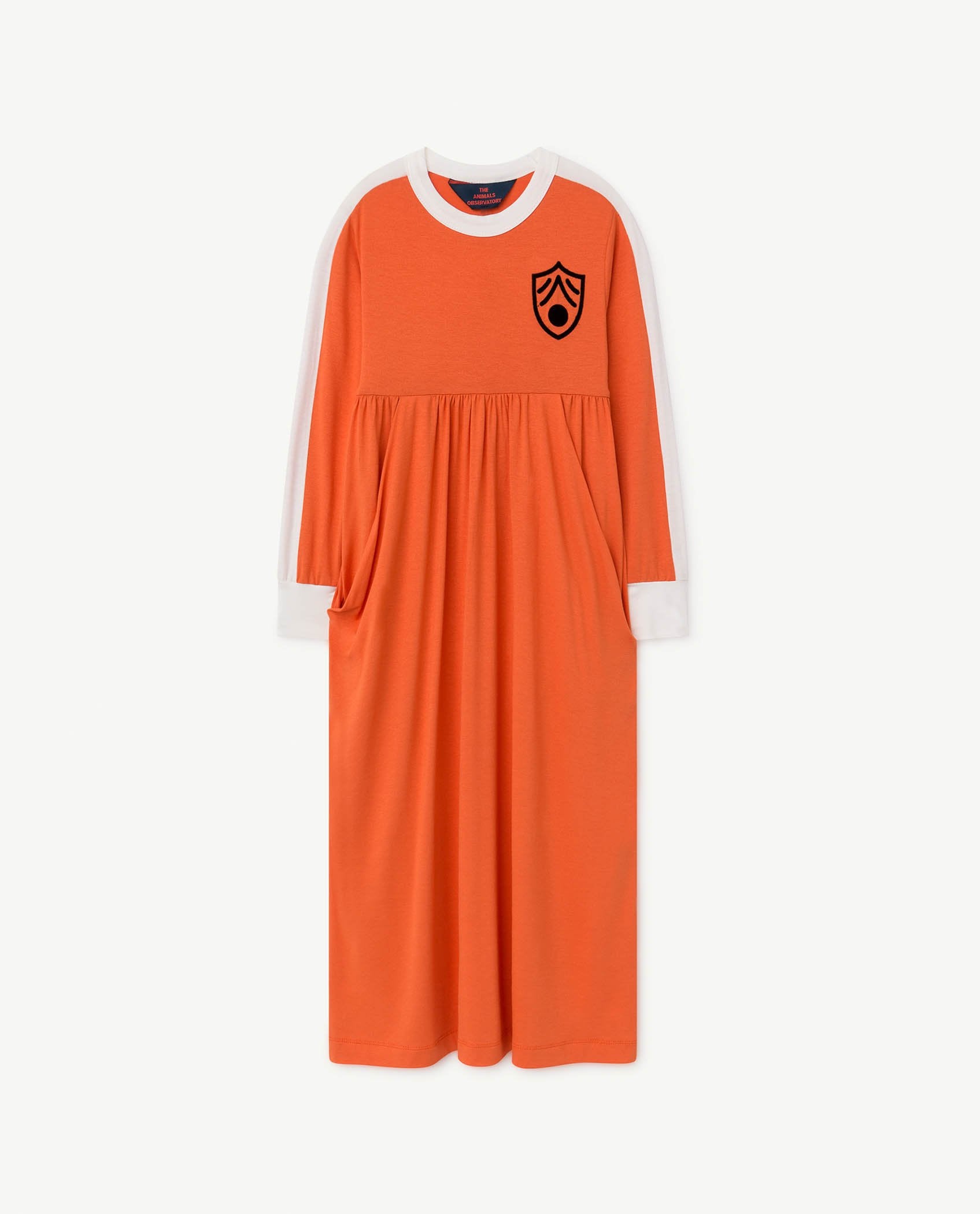 Orange Cockatoo Dress PRODUCT FRONT