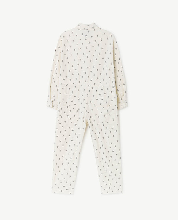 White Grasshopper Jumpsuit PRODUCT BACK