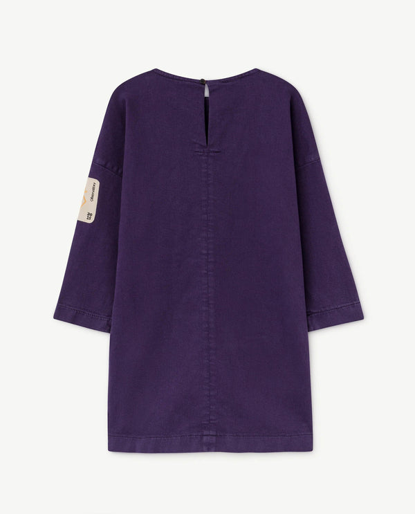 Blue Swallow Dress PRODUCT BACK