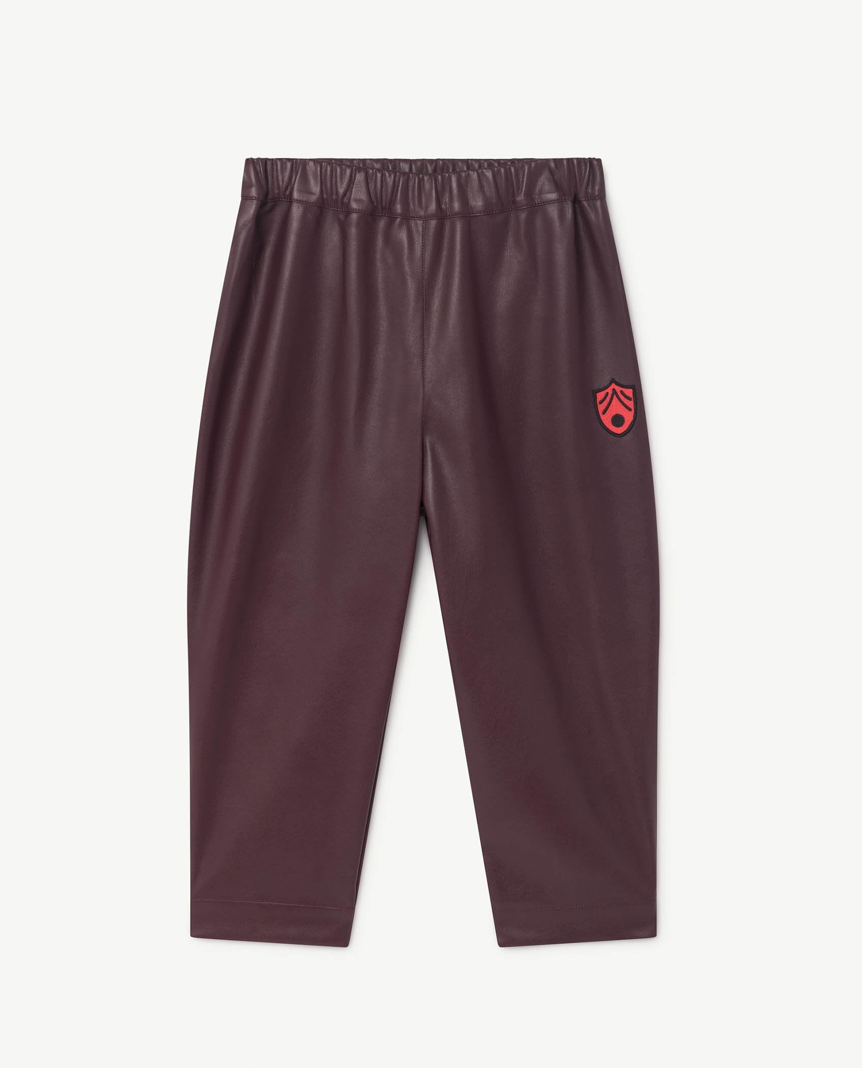 Maroon Camel Pants PRODUCT FRONT