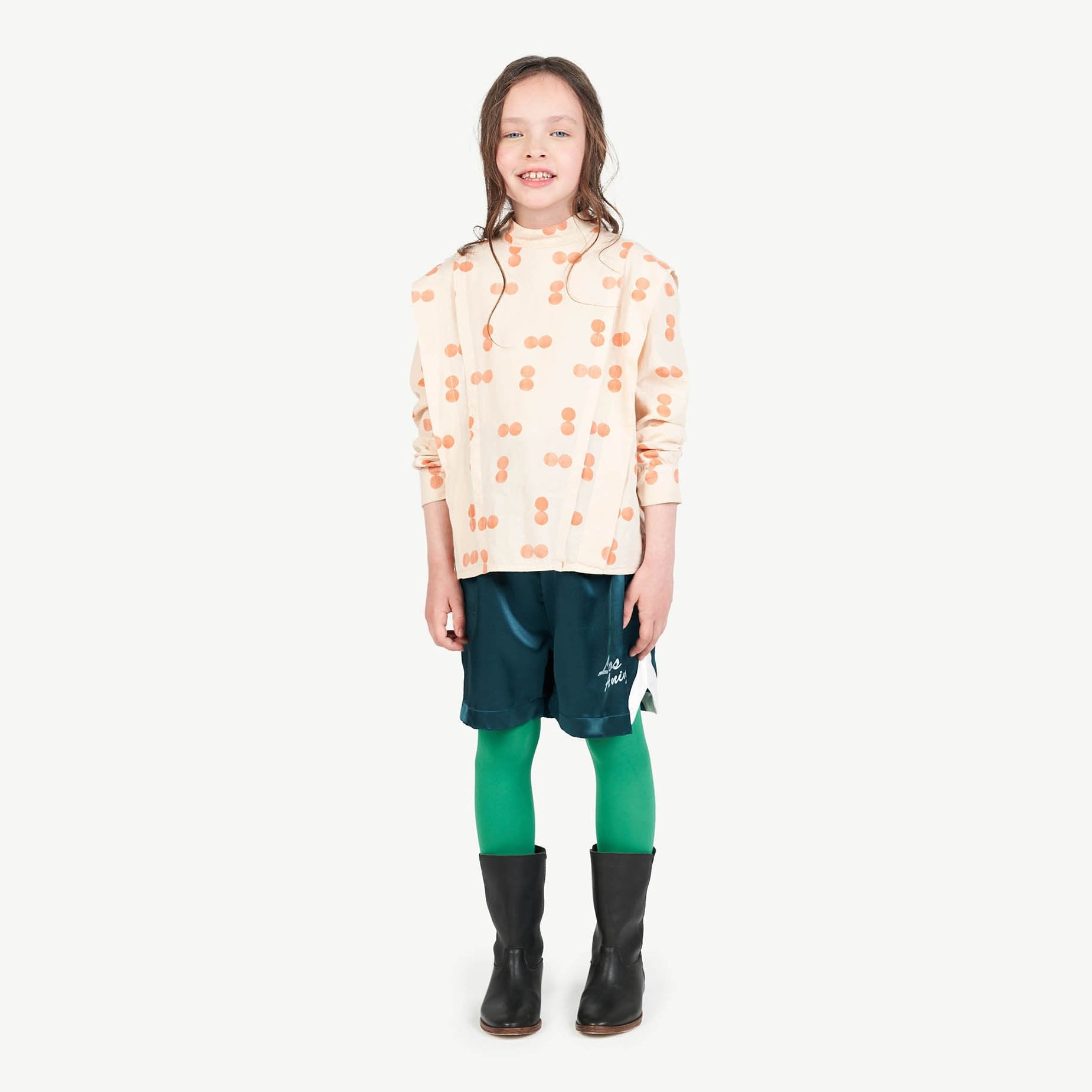 Orange Cuckoo Shirt MODEL FRONT