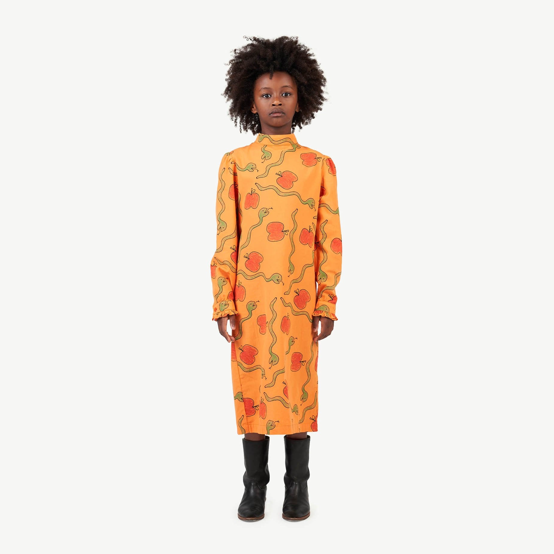 Apples and Snakes Triton Dress MODEL FRONT