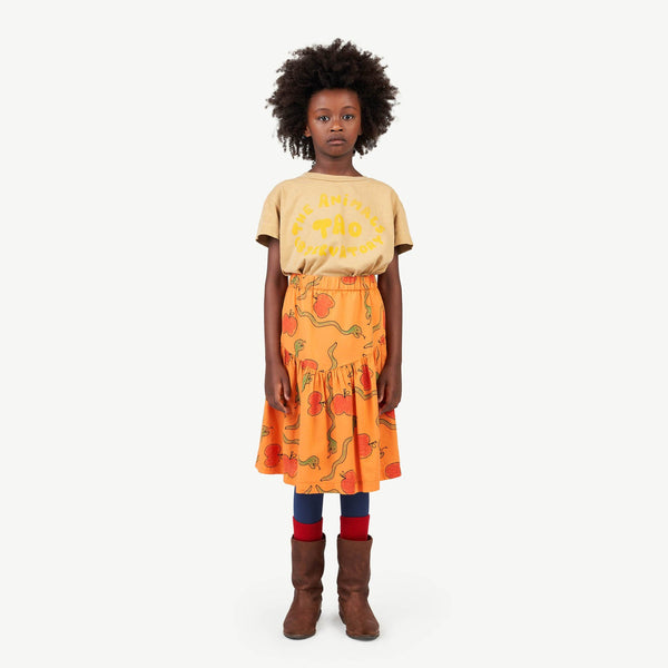 Apples and Snakes Turkey Skirt MODEL FRONT