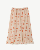 Orange Manatee Skirt PRODUCT BACK