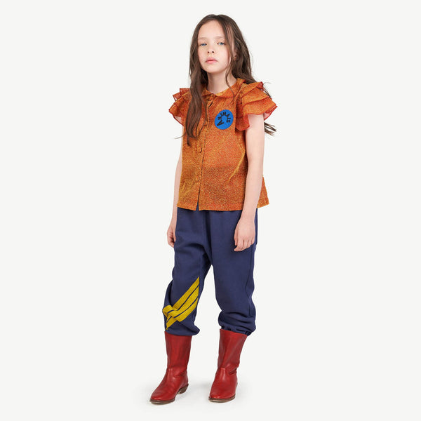 Orange Parakeet Shirt MODEL FRONT